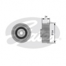 T42190 GATES Паразитный / ведущий ролик, зубчатый ремень