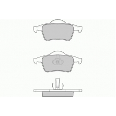 12-0843 E.T.F. Комплект тормозных колодок, дисковый тормоз