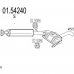 01.54240 MTS Средний глушитель выхлопных газов