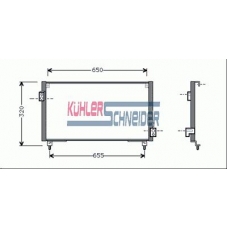 2520601 KUHLER SCHNEIDER Конденсатор, кондиционер