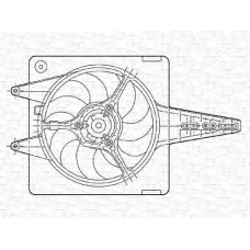 069402303010 MAGNETI MARELLI Вентилятор, охлаждение двигателя