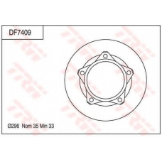 DF7409 TRW Тормозной диск