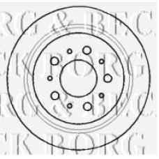 BBD4372 BORG & BECK Тормозной диск