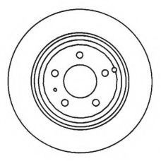 561867BC BENDIX Тормозной диск