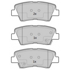 FBP-1846 FREMAX Комплект тормозных колодок, дисковый тормоз
