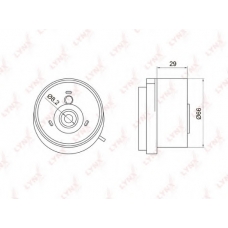 PB-1050 LYNX Ролик ремня грм opel astra h,v