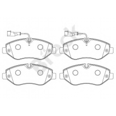 29229 00 703 10 BRECK Комплект тормозных колодок, дисковый тормоз