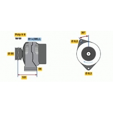 0 124 325 089 BOSCH Генератор