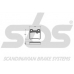 1501223608 S.b.s. Комплект тормозных колодок, дисковый тормоз