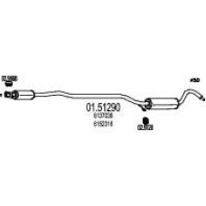 01.51290 MTS Средний глушитель выхлопных газов