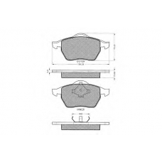 7.295S PEX Комплект тормозных колодок, дисковый тормоз