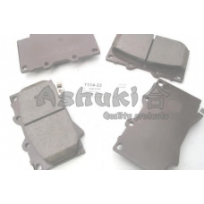 T114-22J ASHUKI Комплект тормозных колодок, дисковый тормоз