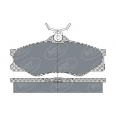 SP 140 SCT Комплект тормозных колодок, дисковый тормоз