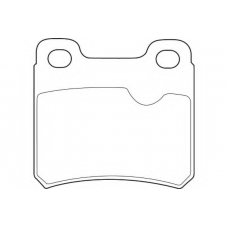 WBP21140A WAGNER LOCKHEED Комплект тормозных колодок, дисковый тормоз