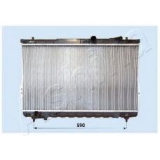 RDA283089 Ashika Радиатор, охлаждение двигателя