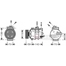 6003K349 SCHLIECKMANN Компрессор, кондиционер