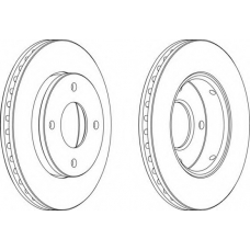 DDF1621-1 FERODO Тормозной диск