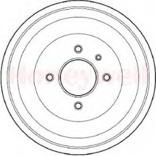 329029J JURID Тормозной барабан