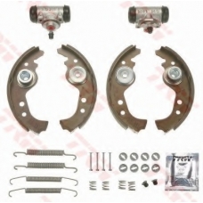 BK1722 TRW Комплект тормозных колодок