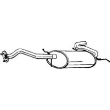 171-717 BOSAL Глушитель выхлопных газов конечный