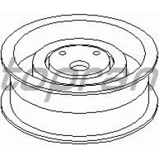 100 973 TOPRAN Натяжной ролик, ремень грм