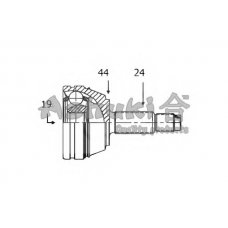 DA-2B0 ASHUKI Шарнирный комплект, приводной вал