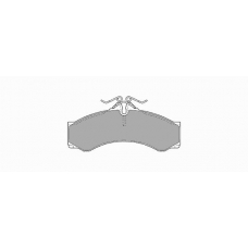 706 SIMER Комплект тормозных колодок, дисковый тормоз