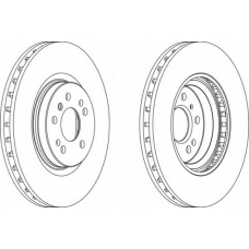 DDF1533C FERODO Тормозной диск