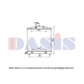 510145N AKS DASIS Радиатор, охлаждение двигателя