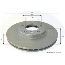 ADC1784V COMLINE Тормозной диск