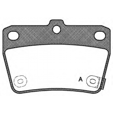 BPA0839.02 OPEN PARTS Комплект тормозных колодок, дисковый тормоз