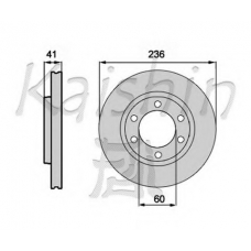 CBR367 KAISHIN Тормозной диск