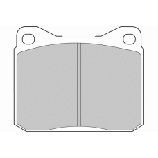 FD4141V NECTO Комплект тормозных колодок, дисковый тормоз