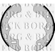 BBS6169 BORG & BECK Комплект тормозных колодок