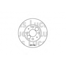 DF1756 TRW Тормозной диск