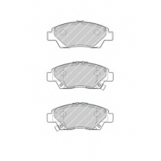 FDB4404 FERODO Комплект тормозных колодок, дисковый тормоз