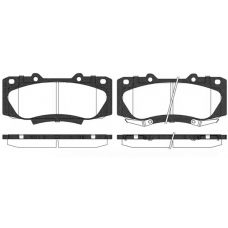 1468.02 REMSA Комплект тормозных колодок, дисковый тормоз