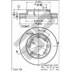 24745 AP Тормозной диск