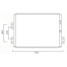 728M06 J. DEUS Конденсатор, кондиционер