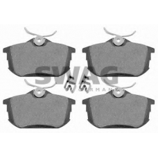 12 91 6453 SWAG Комплект тормозных колодок, дисковый тормоз