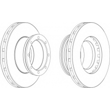 FCR190A FERODO Тормозной диск