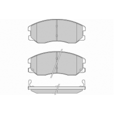 12-1303 E.T.F. Комплект тормозных колодок, дисковый тормоз