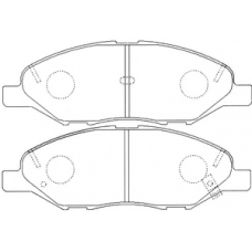 PN-2452 JNBK Колодки тормозные