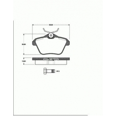 1501222351 S.b.s. Комплект тормозных колодок, дисковый тормоз