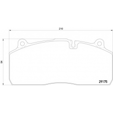 CVP113K DON Комплект тормозных колодок, дисковый тормоз