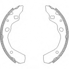 4190.00 QUINTON HAZELL Комплект тормозных колодок