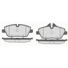 852.0 RAICAM Комплект тормозных колодок, дисковый тормоз