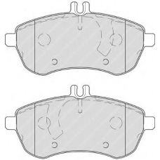 FDB4199 FERODO Комплект тормозных колодок, дисковый тормоз