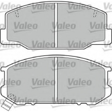 551719 VALEO Комплект тормозных колодок, дисковый тормоз