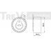TD1514 TREVI AUTOMOTIVE Натяжной ролик, ремень ГРМ